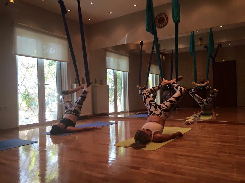 Aerial yoga